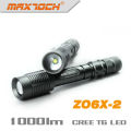 Antorcha de luz de montaje táctico Maxtoch ZO6X-2 hacer una linterna de LED Super brillante